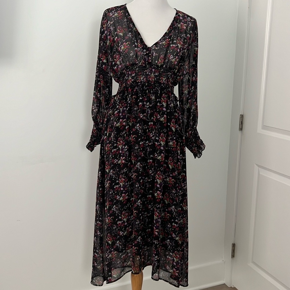 Zara Floral Midi Dress
